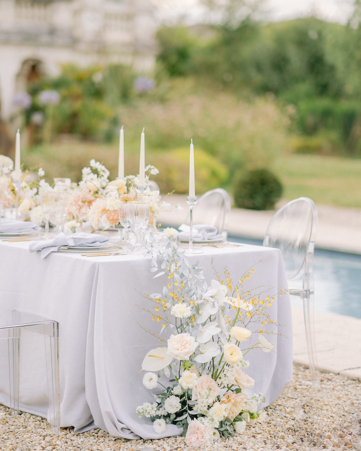 Table de mariage Chateau Mader